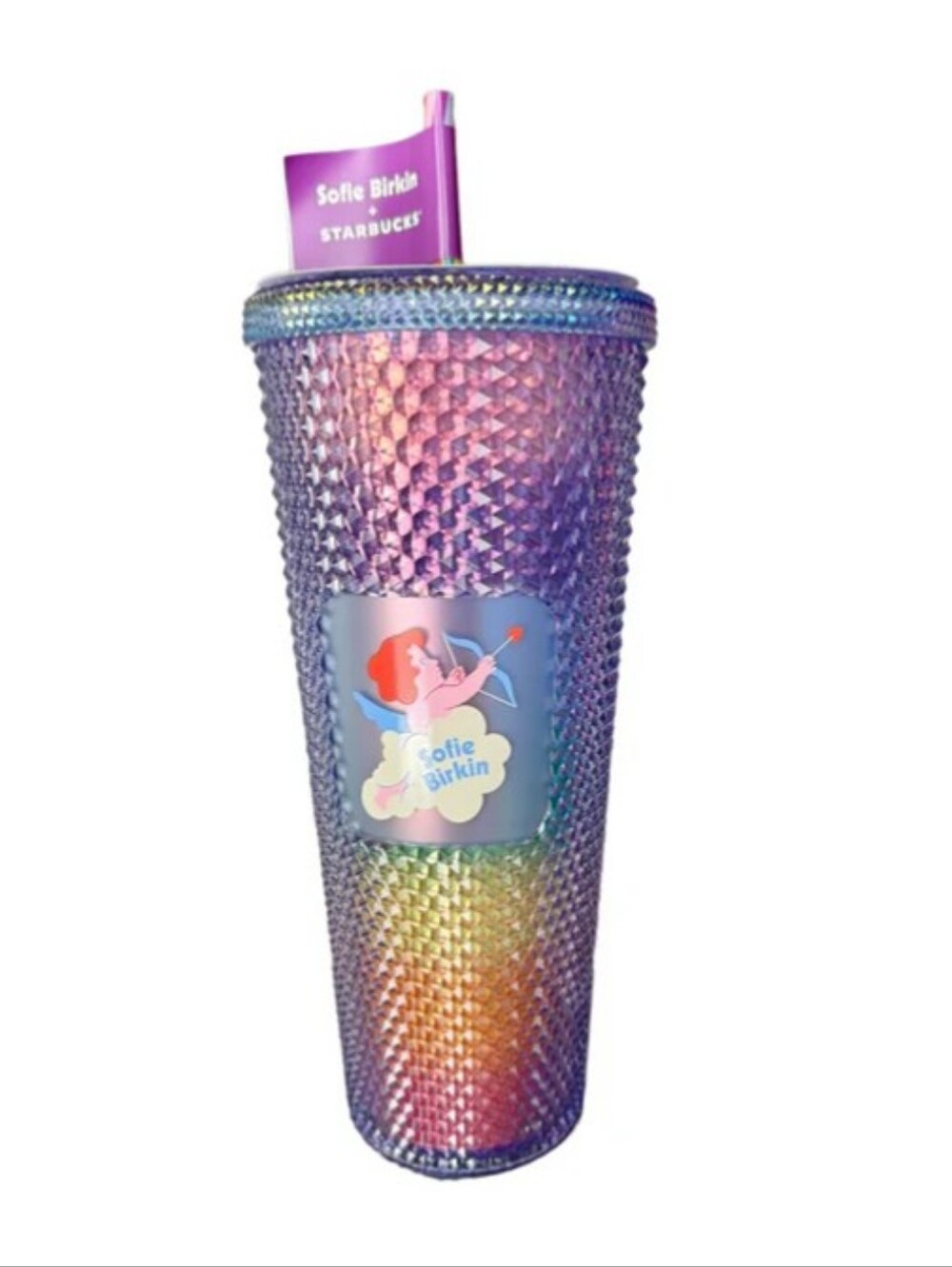 NWT Starbucks Limited Edition Pride Sparkle Cold Cup 24oz.
